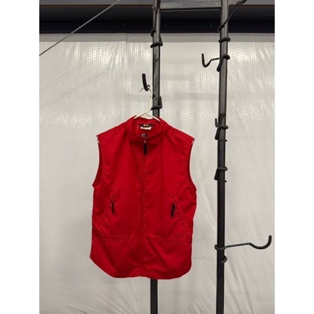 REI Full-Zip Technical Vest - Red - Men's Medium - Zippered Pockets